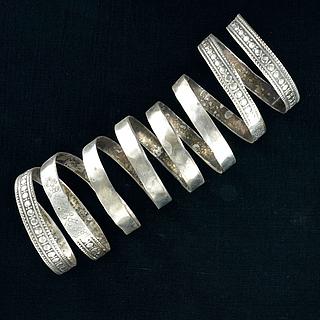 Silver spiral from Afghanistan 04.03.1987
